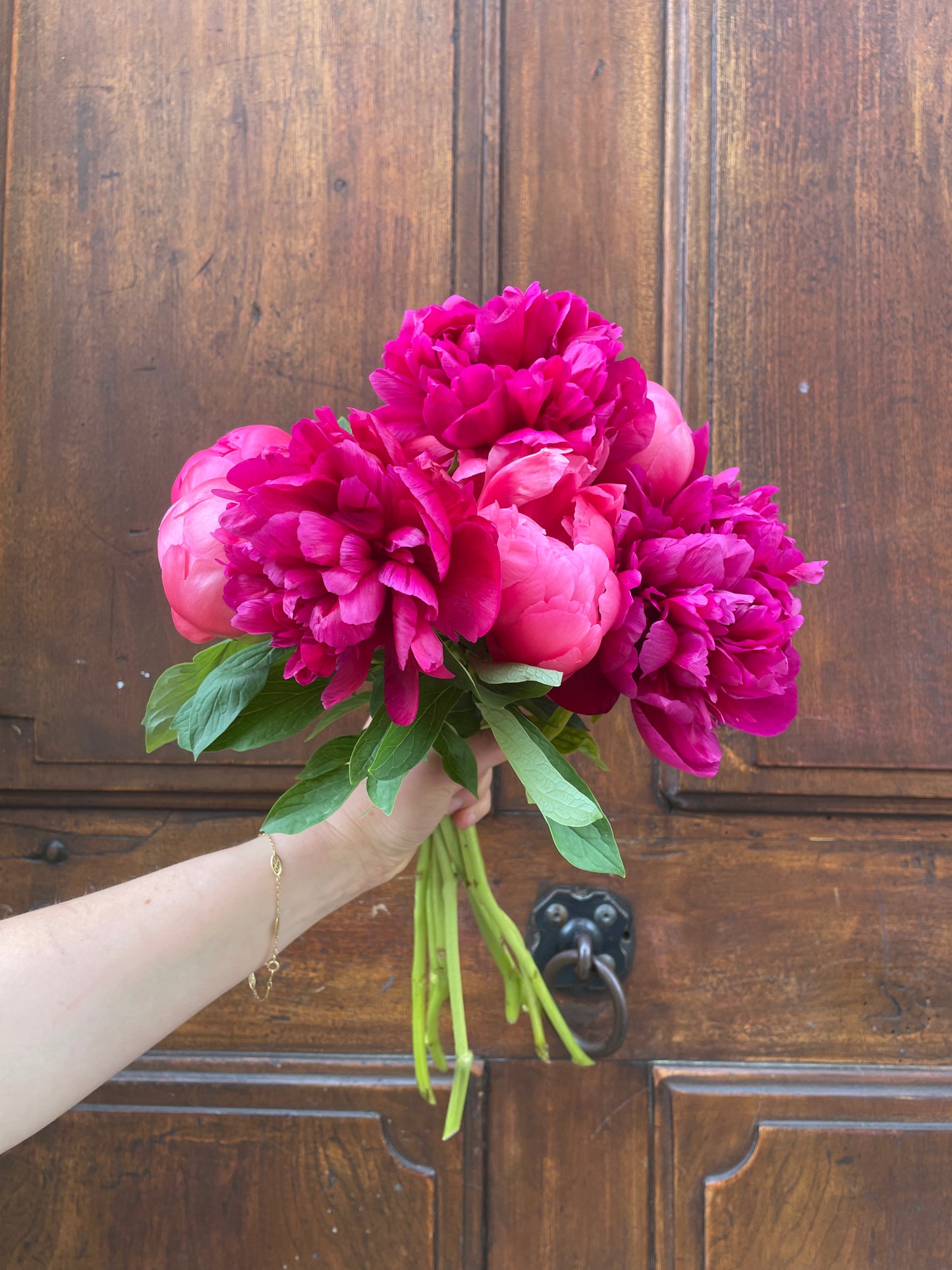 Bouquet de pivoines